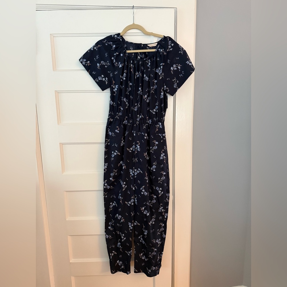 Rebecca Taylor Navy Floral jumpsuit